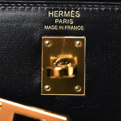 Hermes Box Kelly Sellier 25 Black 7 of 38