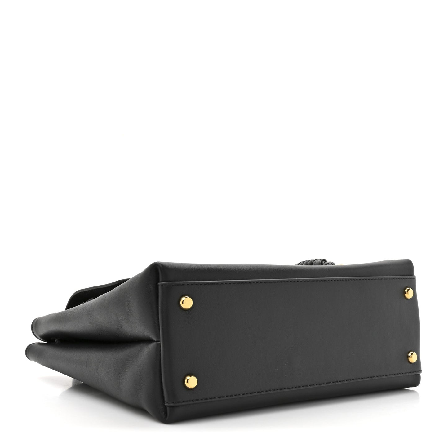 Silky Calfskin Small Ciao Ciao Black