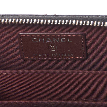 Chanel Caviar Quilted Zip Coin Purse Black 7 of 14