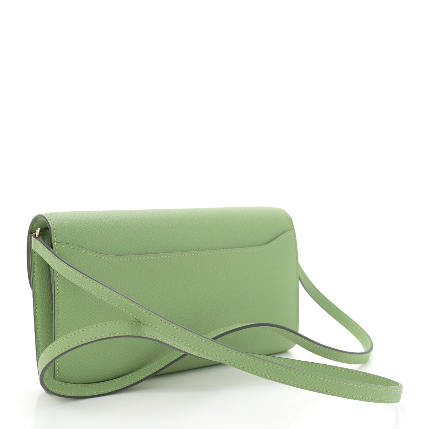 Hermes Epsom Constance Long To Go Wallet Vert Criquet 3 of 9