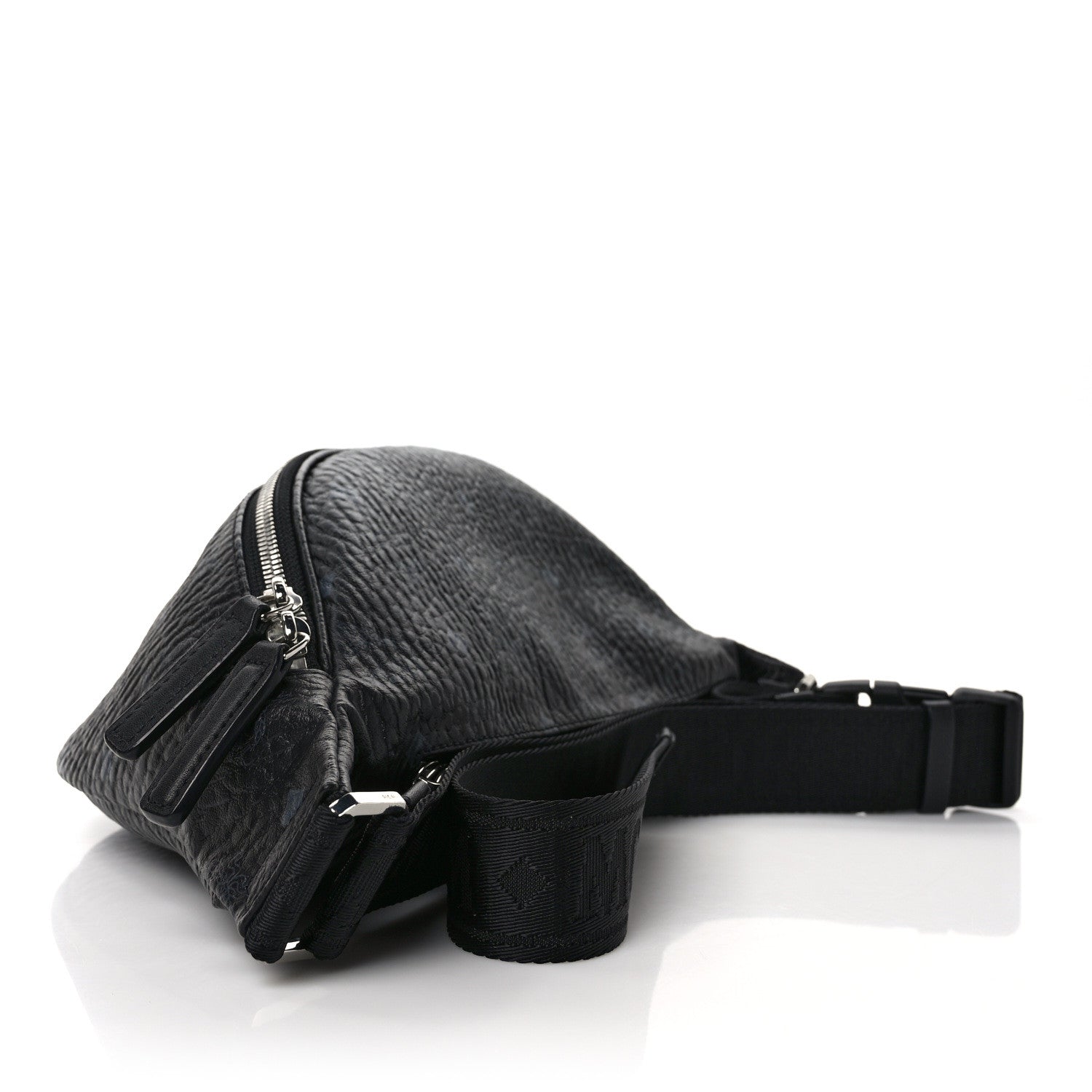 MCM Visetos Small Stark Belt Bag Black 3 of 8