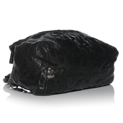 Givenchy Textured Sheepskin Medium Pandora Pepe Messenger Black 5 of 9