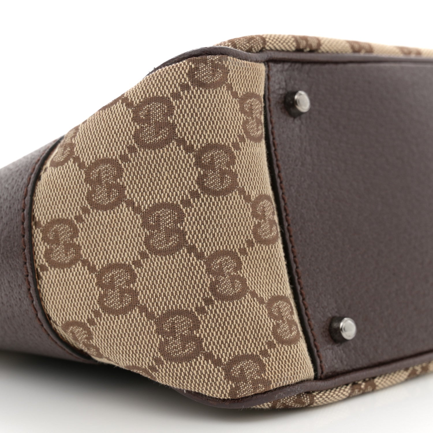 Gucci Monogram Shoulder Bag Dark Brown 9 of 10