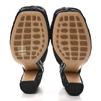 Bottega Veneta BOTTEGA VENETA Trinity Weave Canalazzo Sandals 39.5 Black 5 of 8