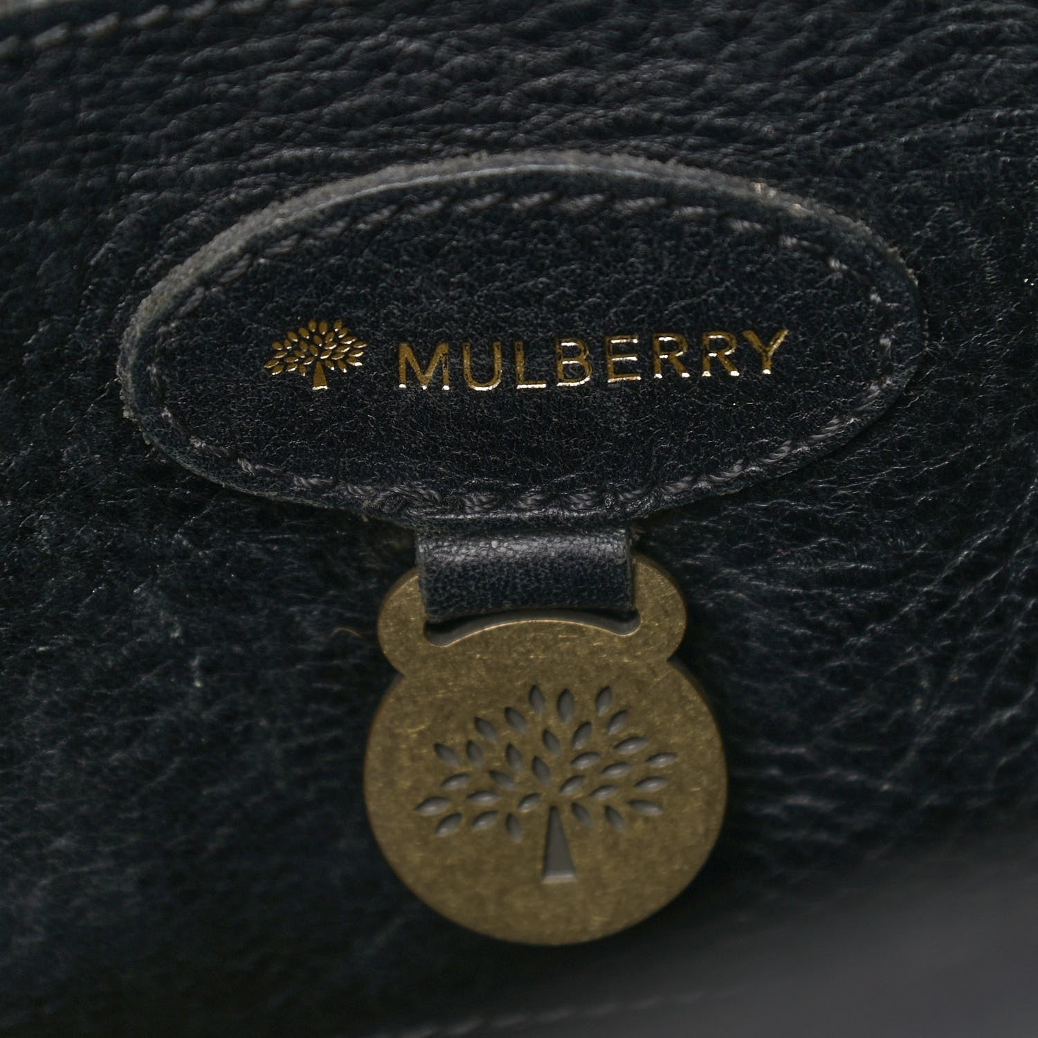 Mulberry Natural Leather Bayswater Black 6 of 13