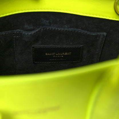 Saint Laurent Calfskin Nano Sac De Jour Neon Yellow 6 of 8