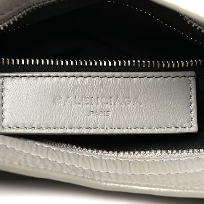 Balenciaga Matte Goatskin Rubber Covered Classic Hardware Mini City Gris Glace 7 of 14