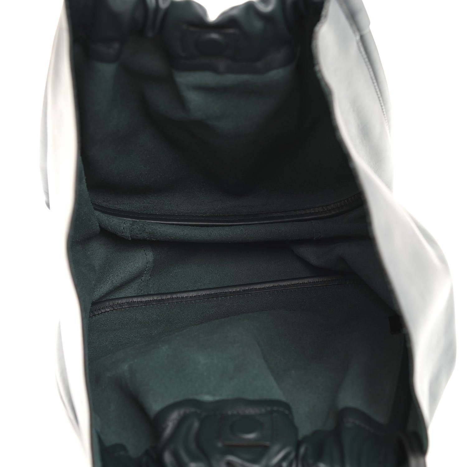 Proenza Schouler Calfskin Large Ruched Tote Petrol Green 6 of 11