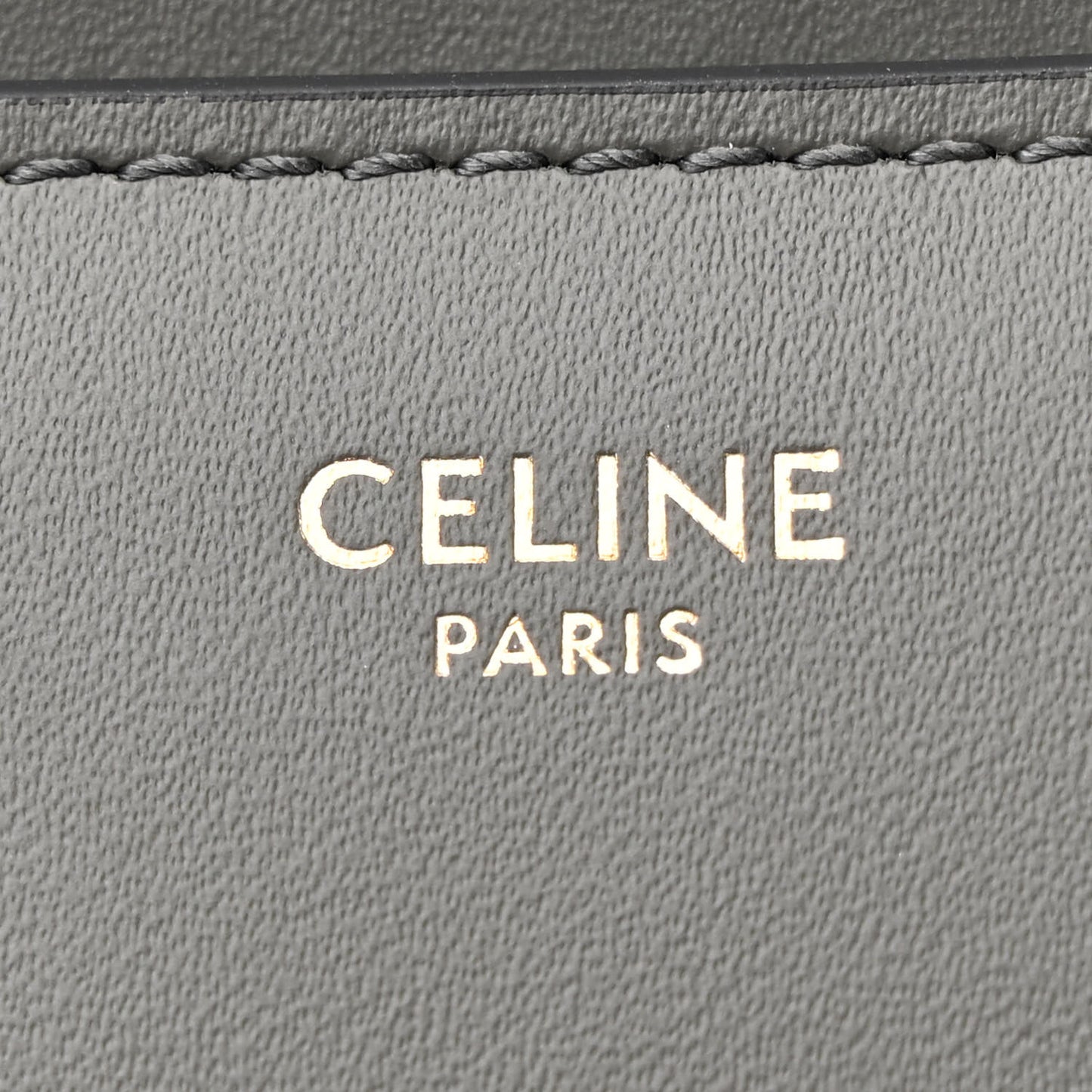 Satinated Calfskin Small 16 Top Handle Bag Gray