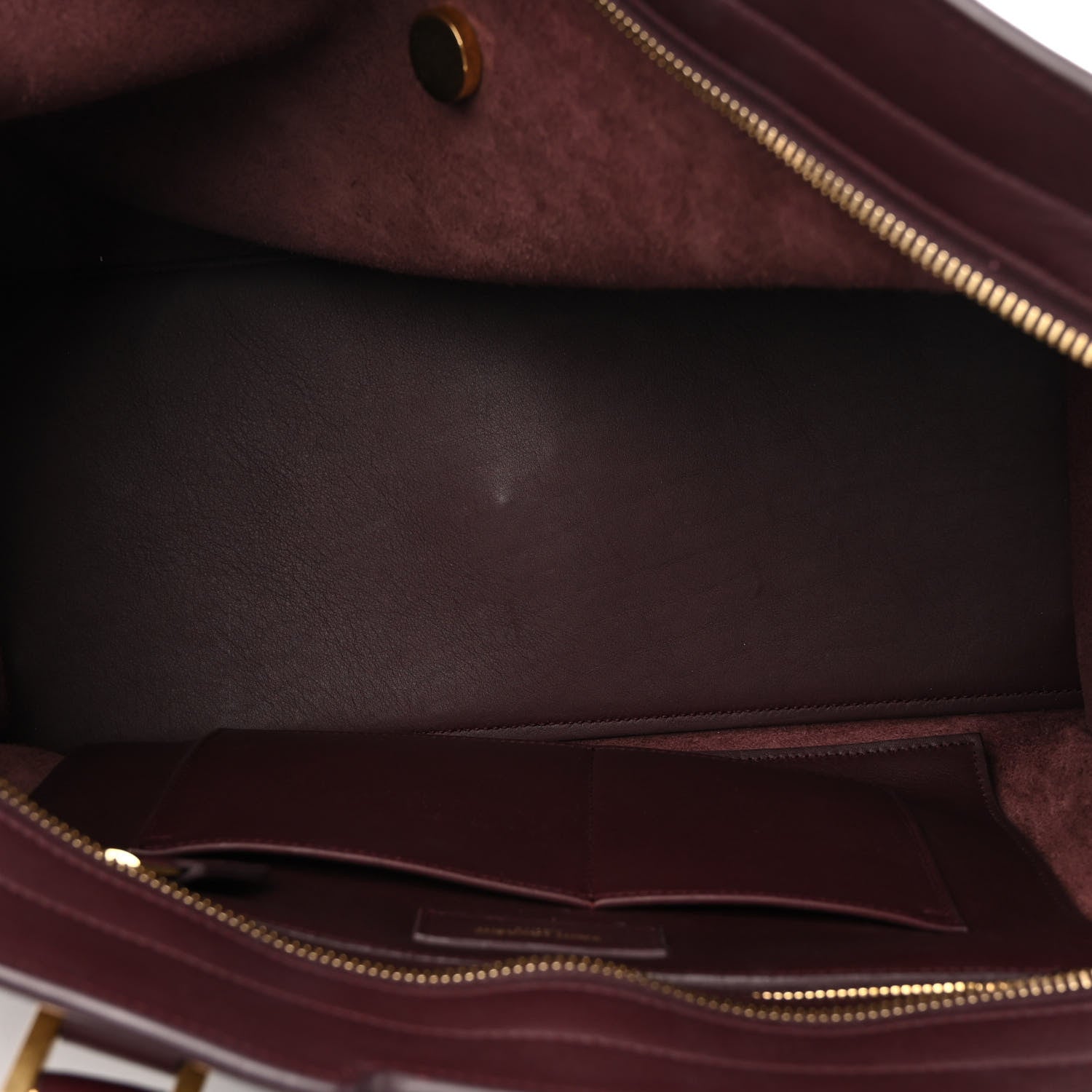 Saint Laurent Calfskin Medium Classic Y Cabas Bordeaux 5 of 10