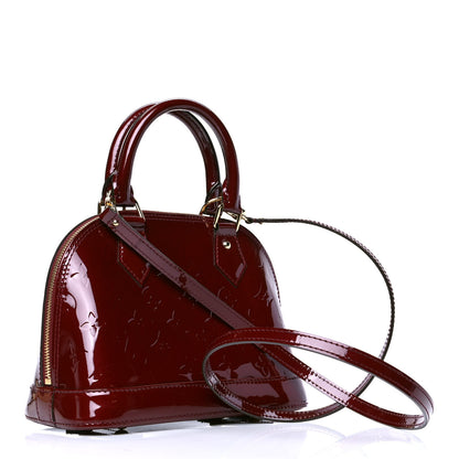 Louis Vuitton Vernis Alma BB Griotte 2 of 4