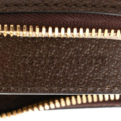 Gucci GG Supreme Monogram Textured Dollar Calfskin Web Small Ophidia GG Handbag Beige Ebony New Acero 7 of 10