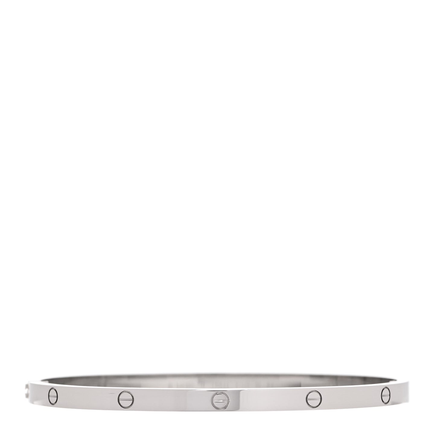 18K White Gold Small LOVE Bracelet 18