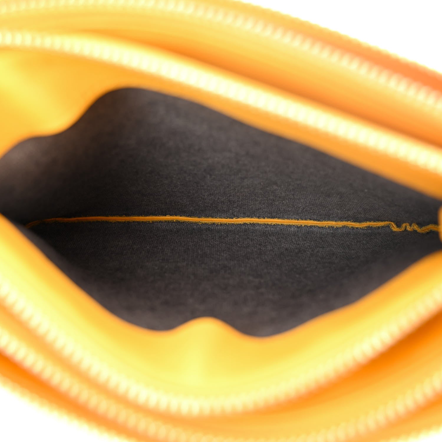 Celine Lambskin Small Trio Crossbody Bag Fluo Yellow 6 of 11
