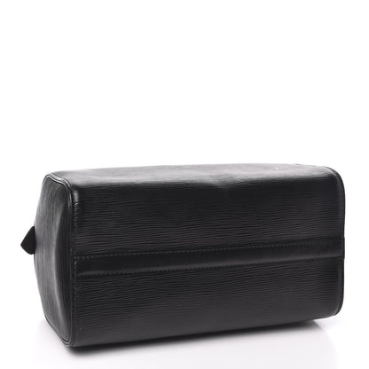 Louis Vuitton Epi Speedy 25 Black 4 of 14