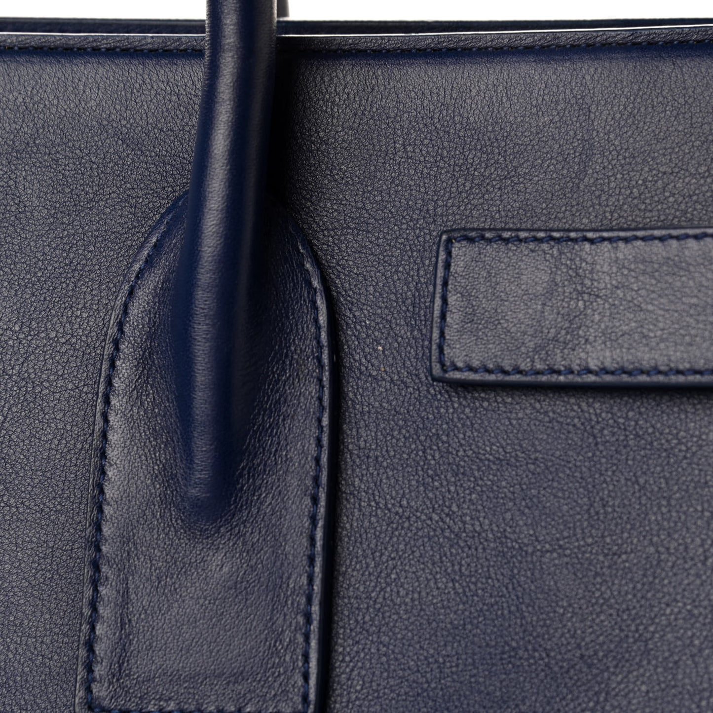 Calfskin Large Sac De Jour Carryall Navy