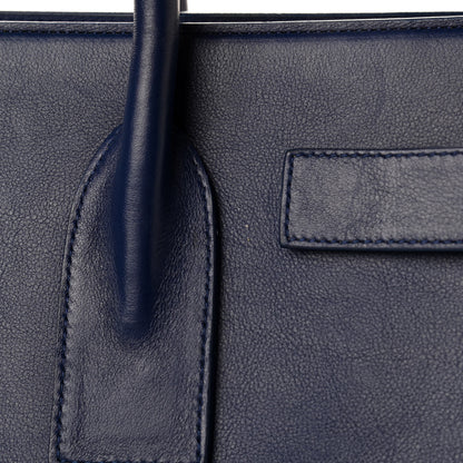 Saint Laurent Calfskin Large Sac De Jour Carryall Navy 6 of 6