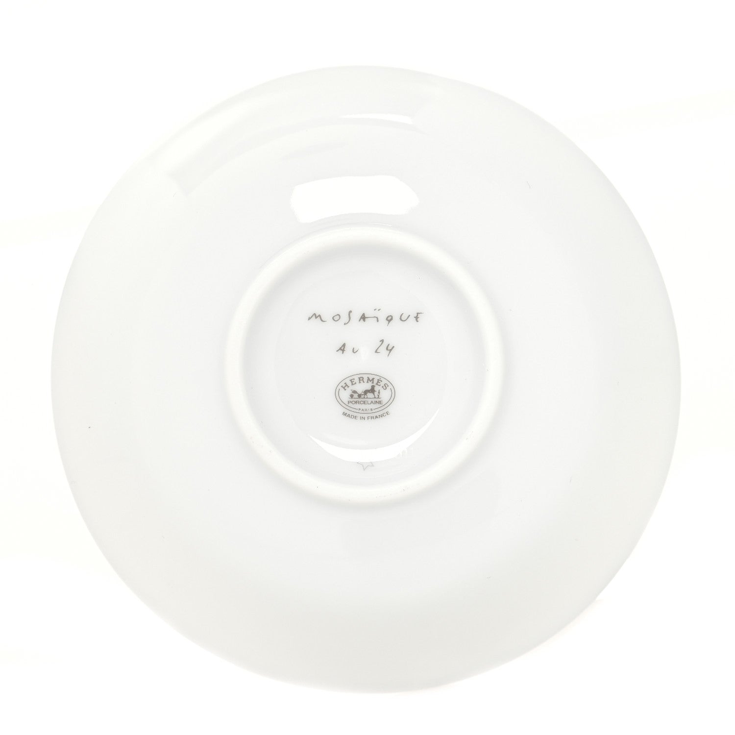 Hermes Porcelain Mosaique au 24 Soy Dish Platine 3 of 6