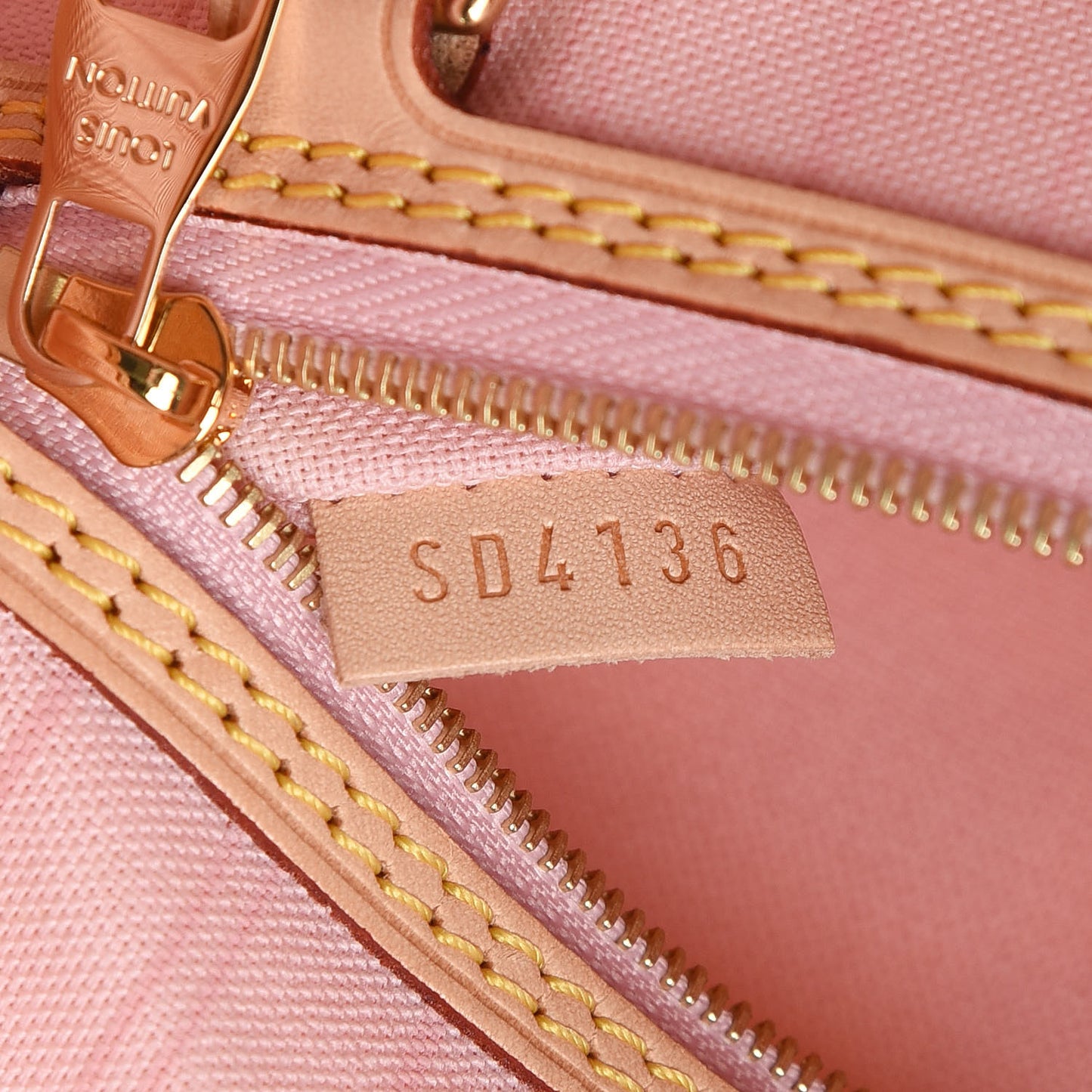 Damier Azur Delightful MM Rose Ballerine