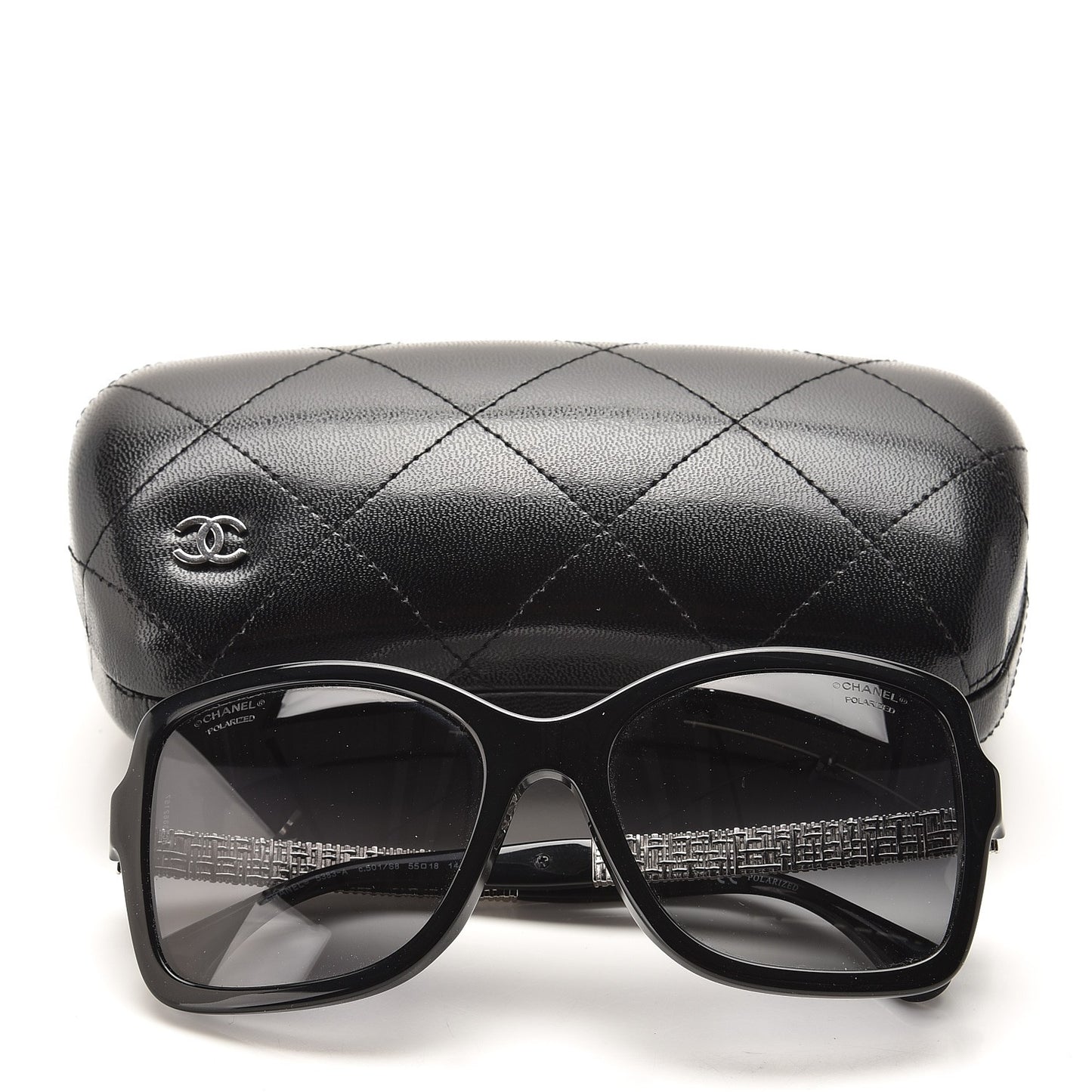 Square Winter Sunglasses 5383-A Black