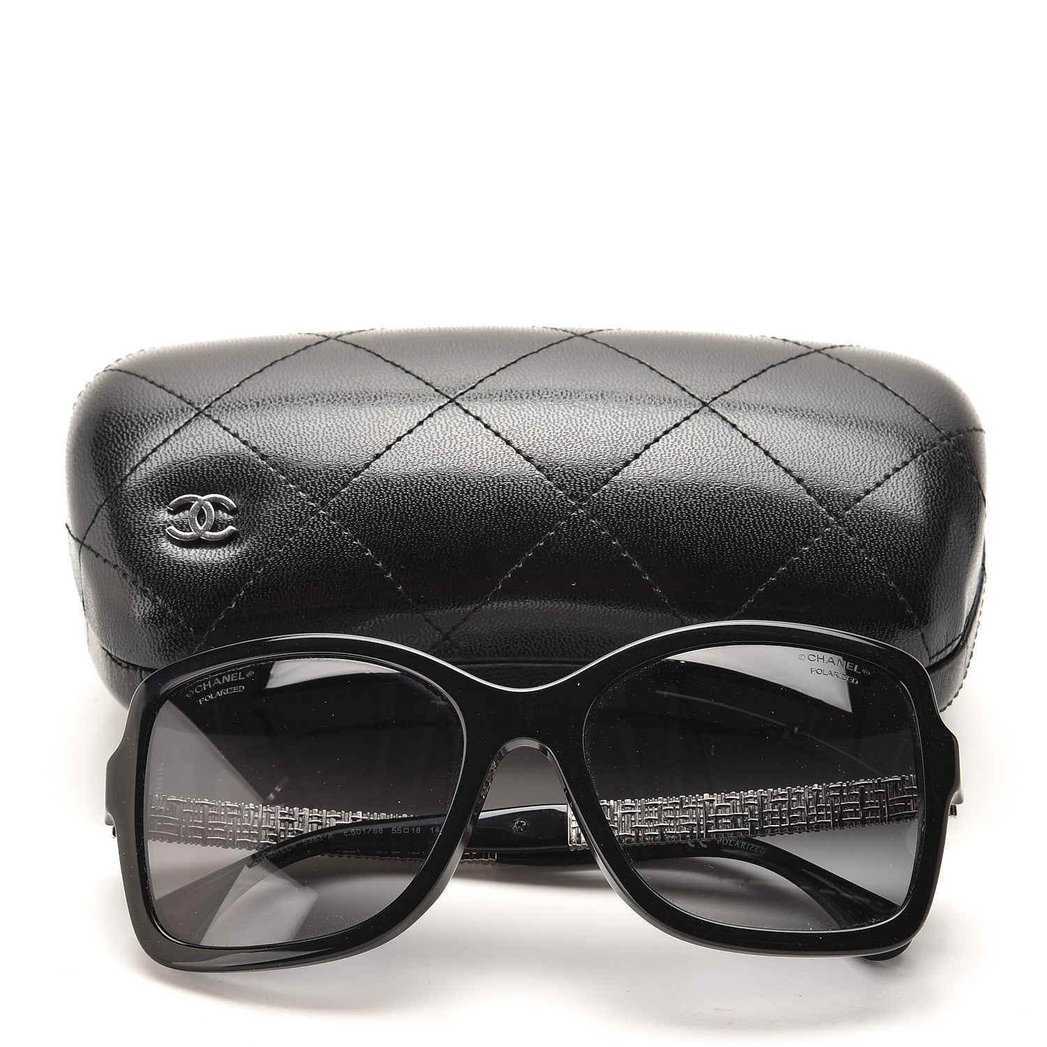 Chanel Square Winter Sunglasses 5383-A Black 9 of 9