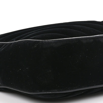 Saint Laurent Velvet Matelasse Monogram Lou Camera Bag Black 9 of 12