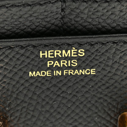 Hermes Epsom Constance Compact Passant Wallet Black 6 of 6