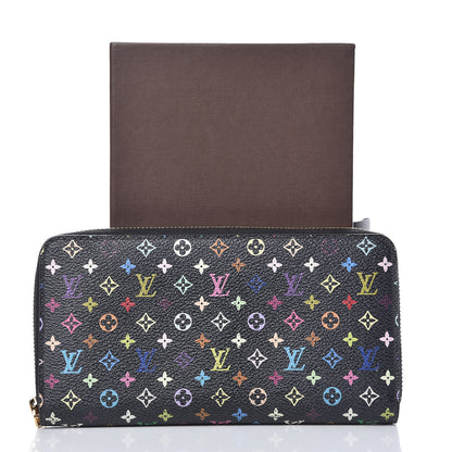 Louis Vuitton Monogram Multicolor Zippy Wallet Black Grenade 12 of 12