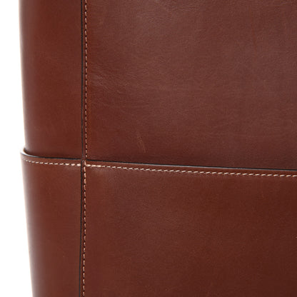 Celine Natural Calfskin Sangle Bucket Bag Dark Brown 10 of 12