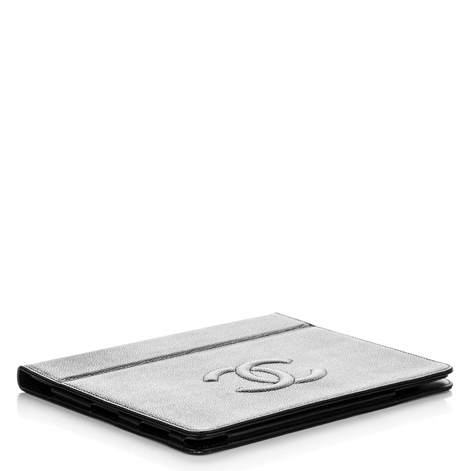 Chanel Caviar Timeless CC iPad Case Black 4 of 6