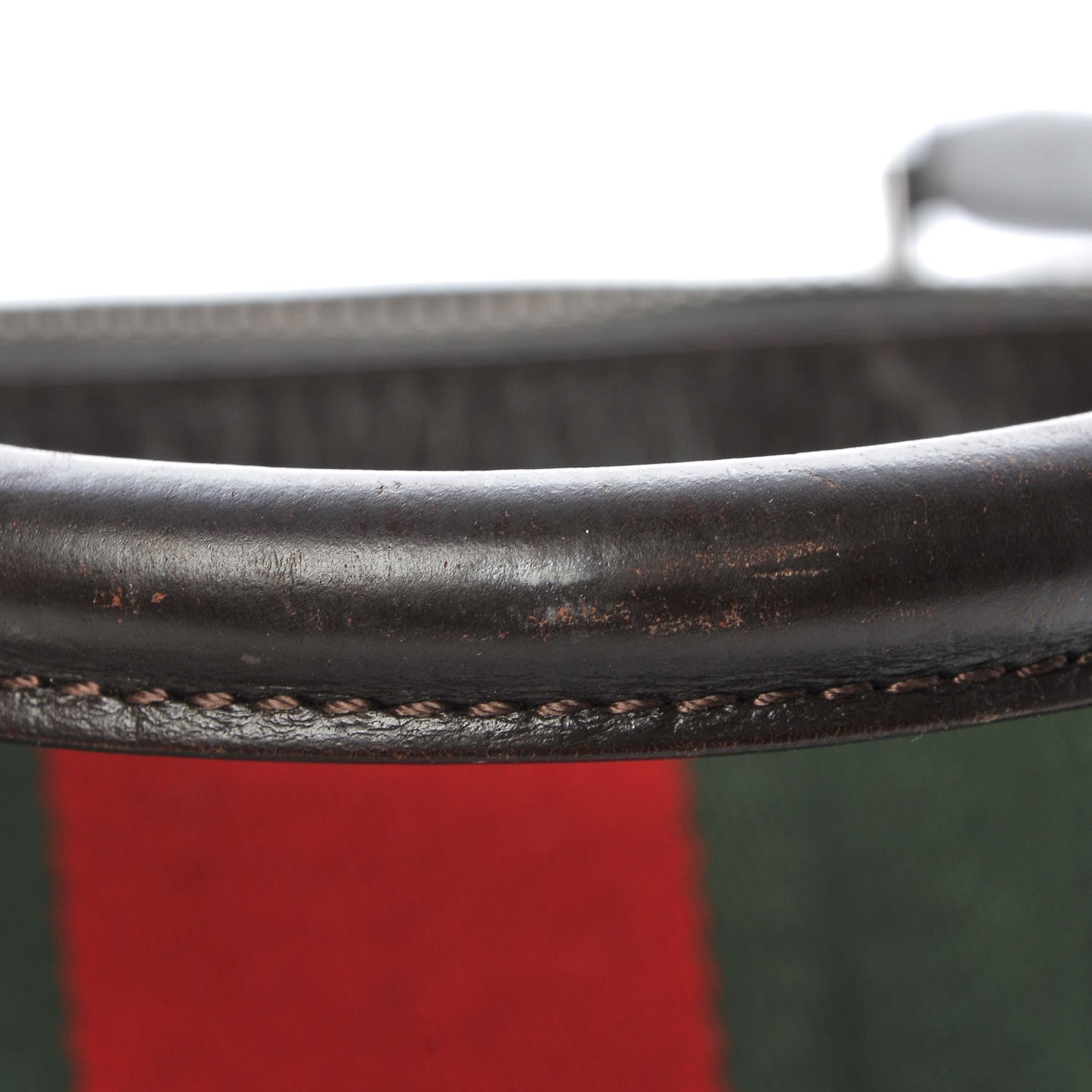 Gucci Monogram Vintage Web Mini Boston Dark Brown 22 of 26