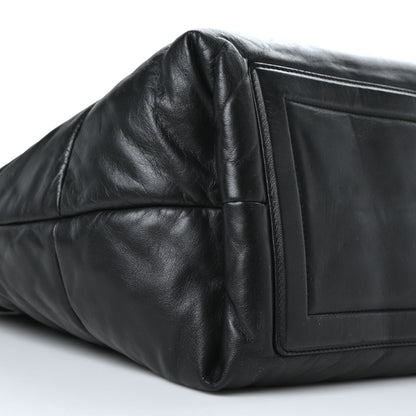 Chanel Lambskin Quilted Medium Coco Cocoon Reversible Tote Black 10 of 14