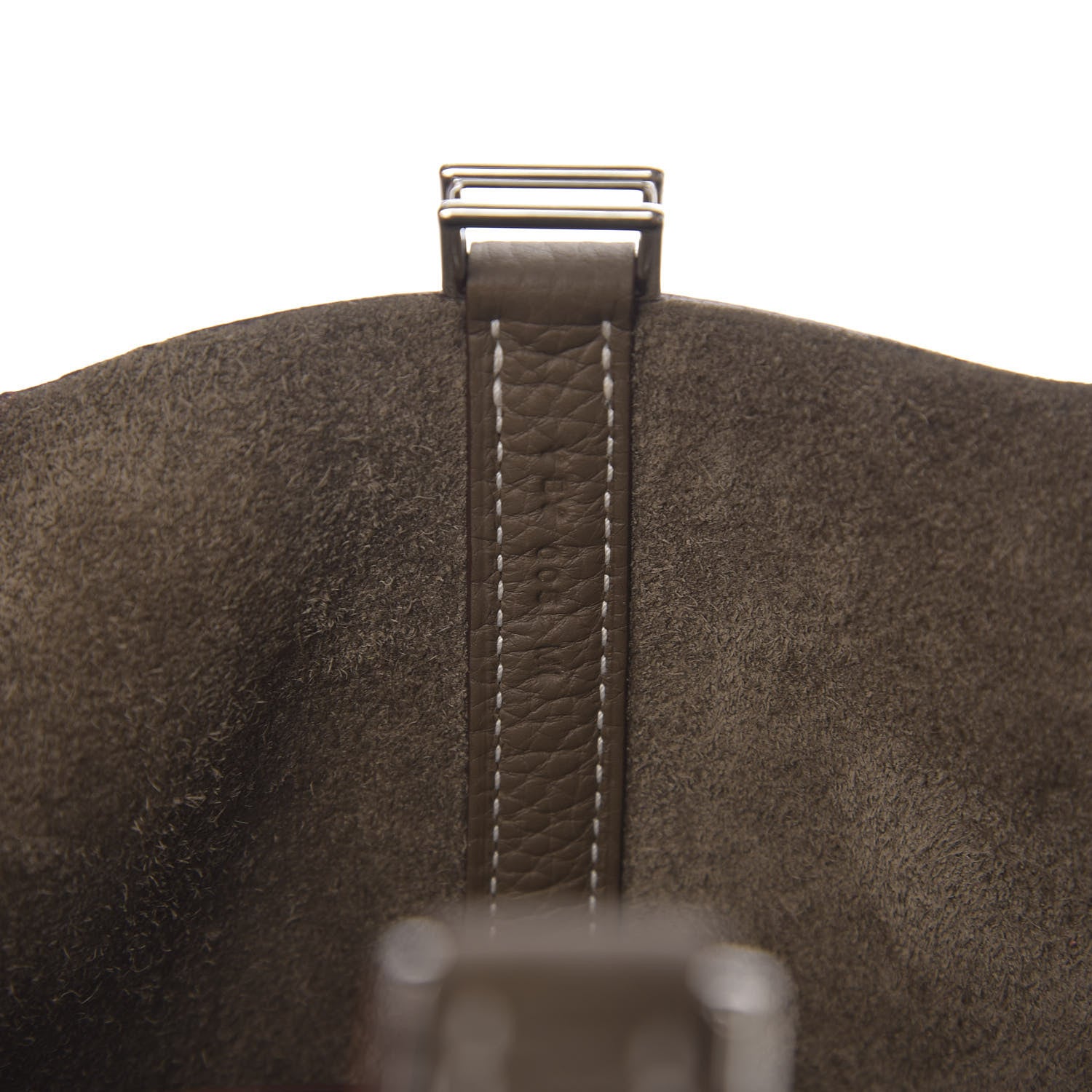 Hermes Taurillon Clemence Matte Alligator Picotin Lock Touch 18 PM Etoupe 6 of 10
