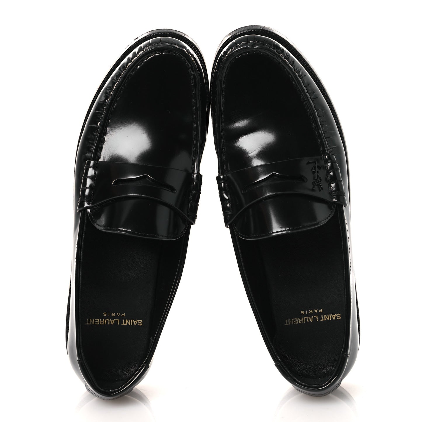 Magnum Lux Chunky Le Loafer Penny Slippers 36 Black
