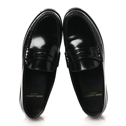 Saint Laurent Magnum Lux Chunky Le Loafer Penny Slippers 36 Black 2 of 12