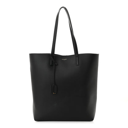 Saint Laurent Calfskin North-South Shopping Tote Black 3 of 14
