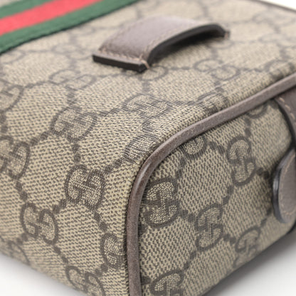 Gucci GG Supreme Monogram Web Small Ophidia Belt Bag 75 30 Dark Brown 12 of 14