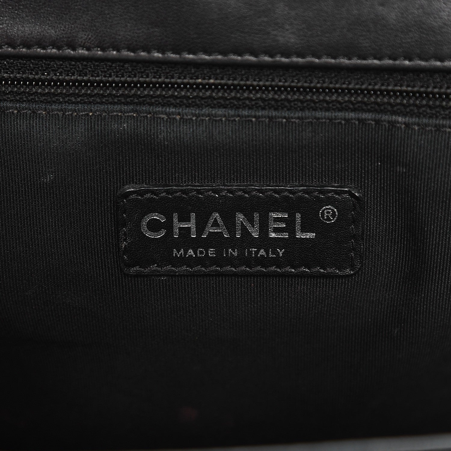 Chanel Lambskin Quilted Large Boy Flap Beige Black 6 of 20