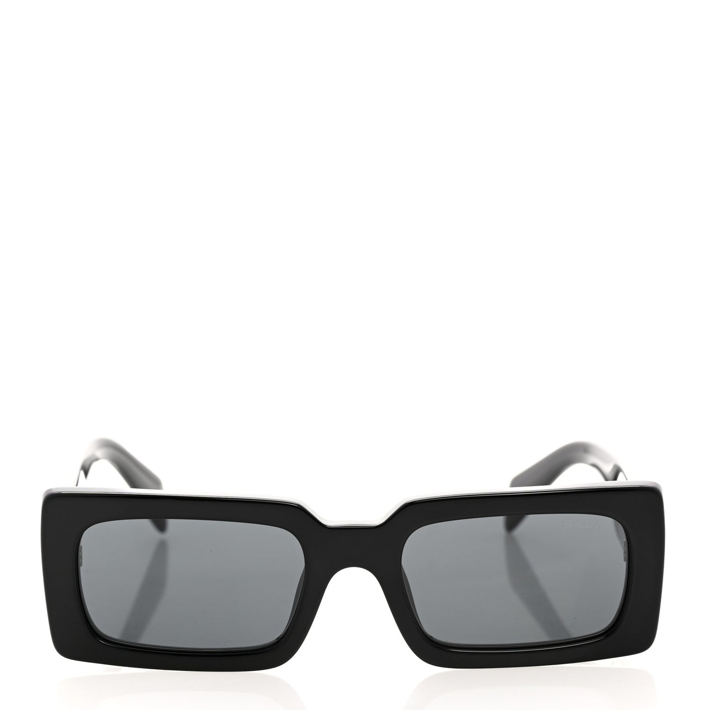 Acetate Sunglasses with Prada Logo SPR A07 Slate Gray