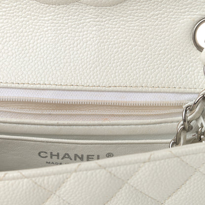 Chanel Caviar Quilted Mini Square Flap White 16 of 18