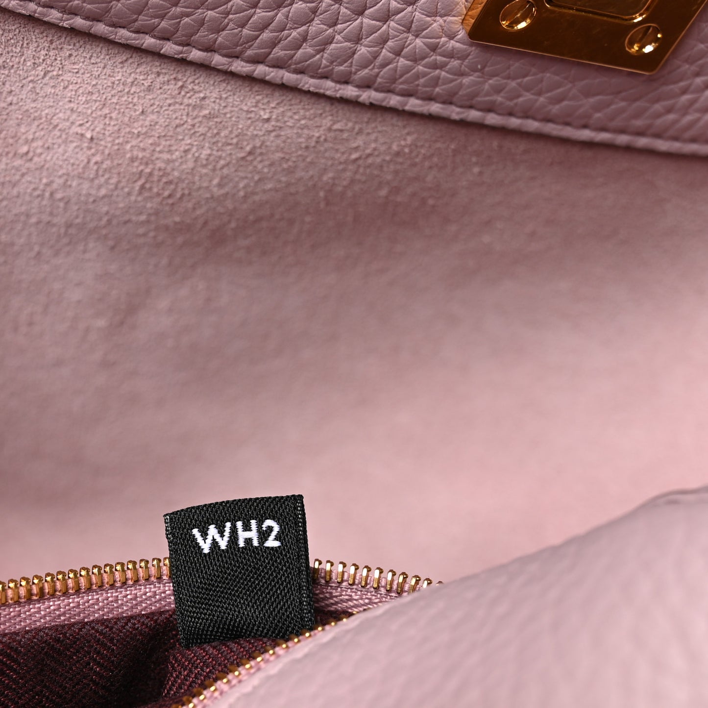 Heavy Grain Small Iris Tote Powder Pink
