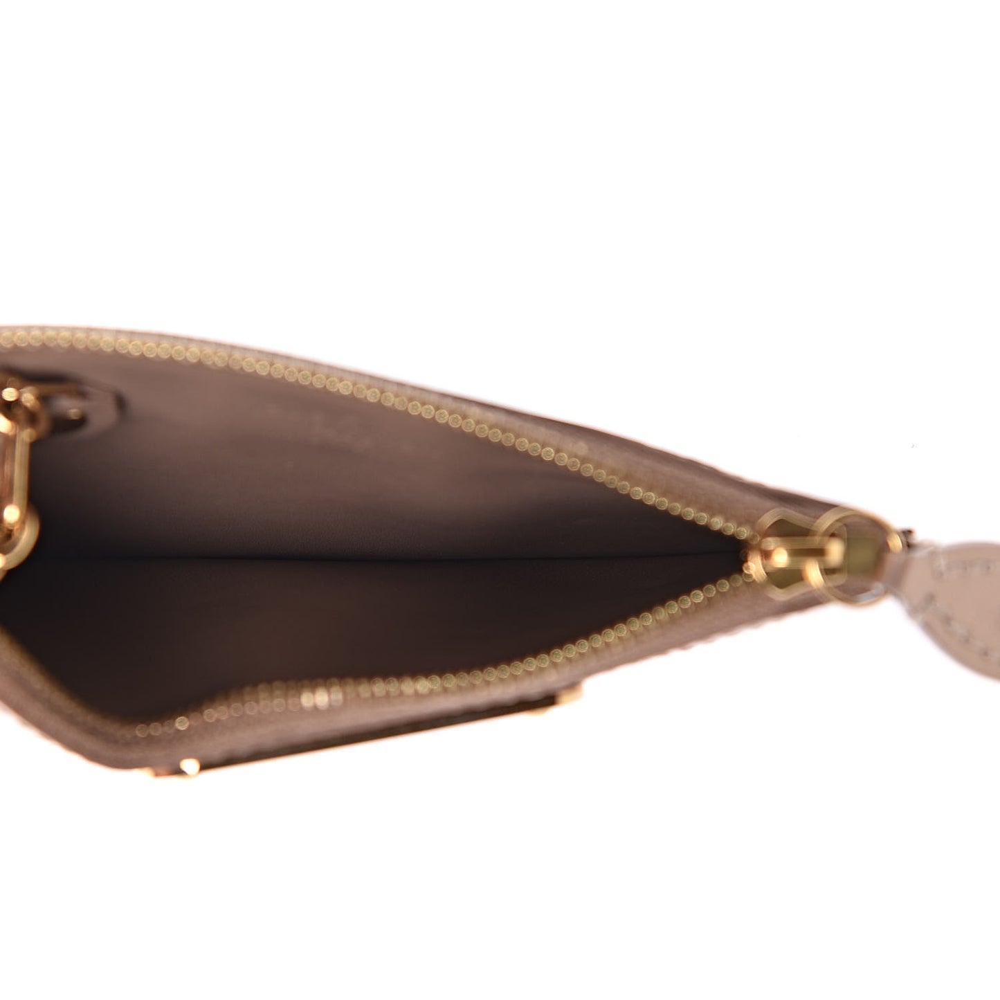 Vernis Key Pouch Beige Poudre