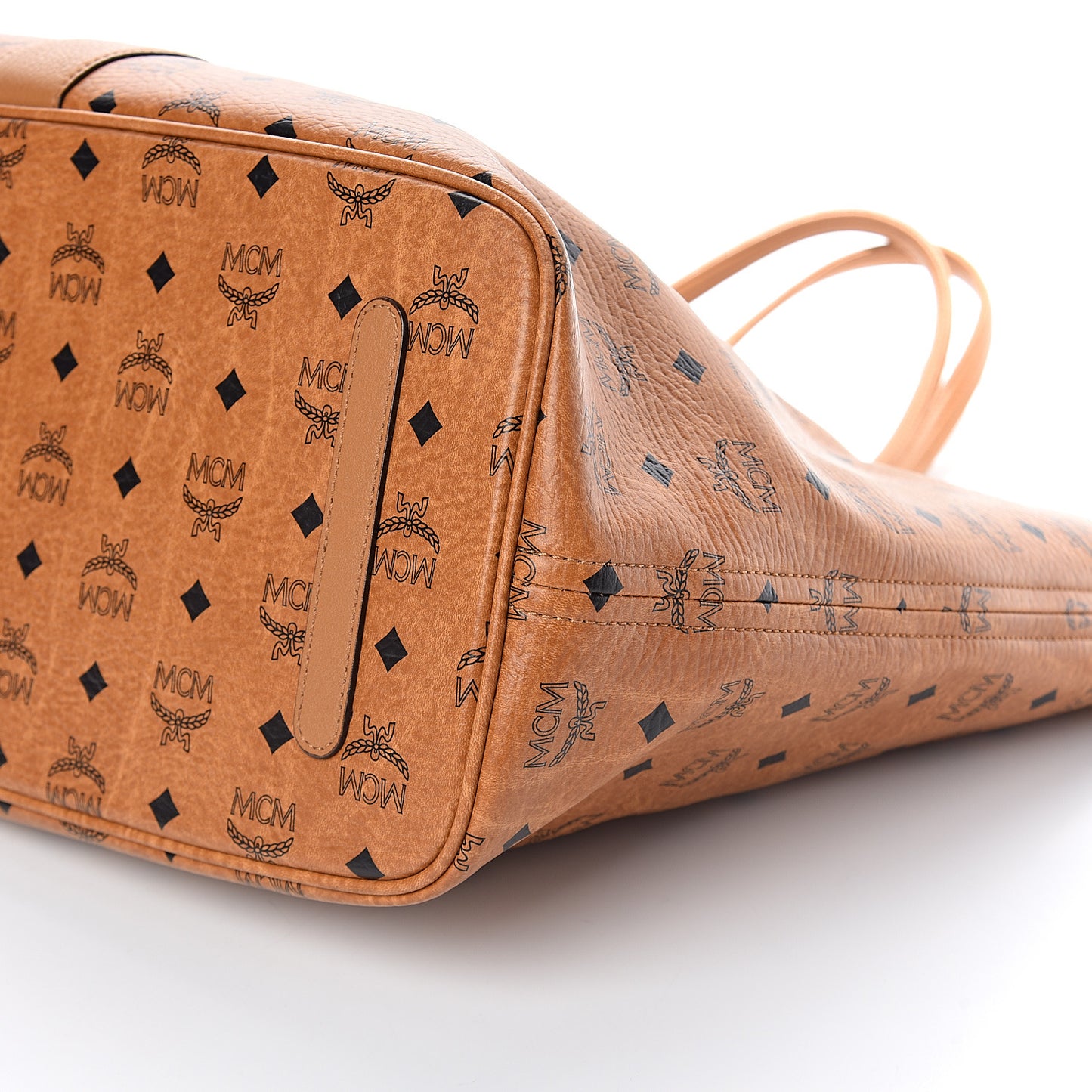 Visetos Large Liz Reversible Shopper Tote Cognac