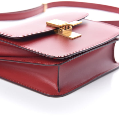 Celine Box Calfskin Teen Classic Box Flap Bag Red 9 of 10