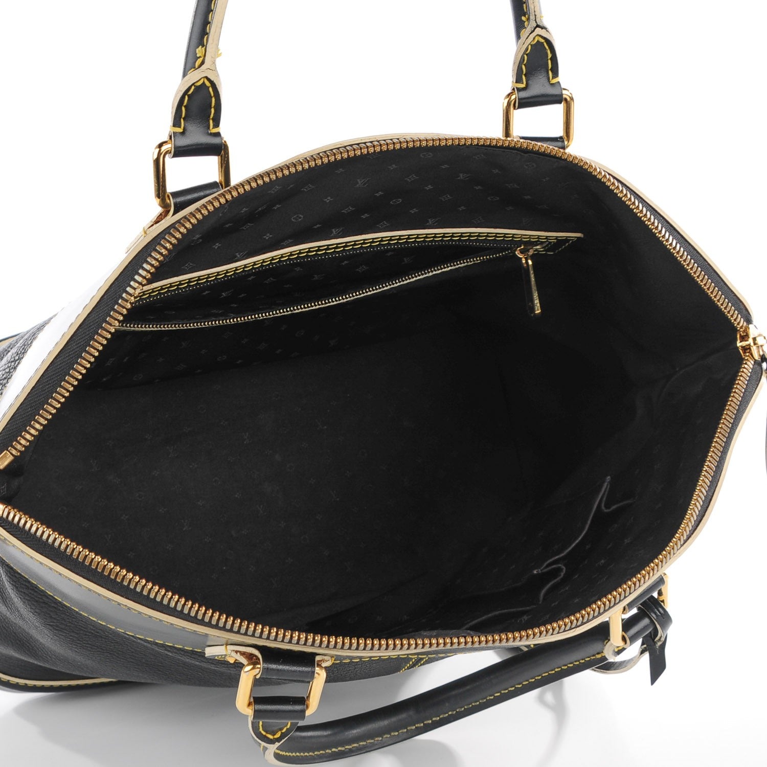 Louis Vuitton Suhali Lockit MM Black 5 of 7