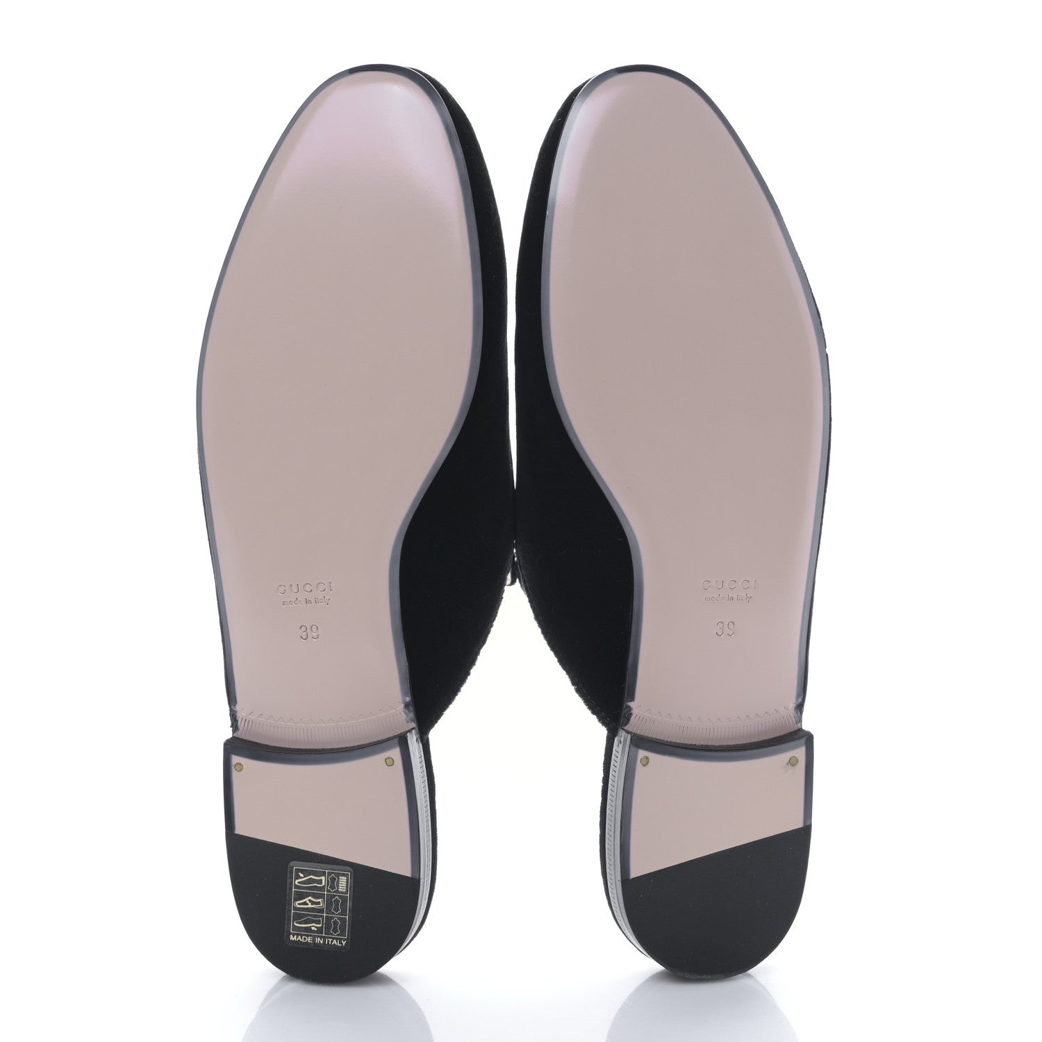 Gucci Velvet Marquise Crystals Womens Princetown Slippers 39 Black 5 of 8