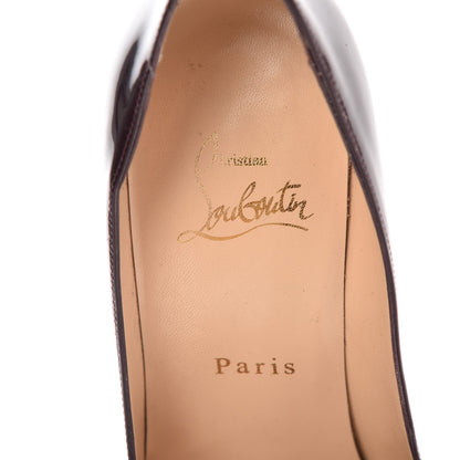 Christian Louboutin Patent So Kate 100 Pumps 36.5 Burgundy 9 of 9