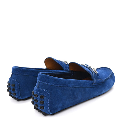 Gucci Suede Mens Horsebit Driver Loafers 7.5 Royale 5 of 10