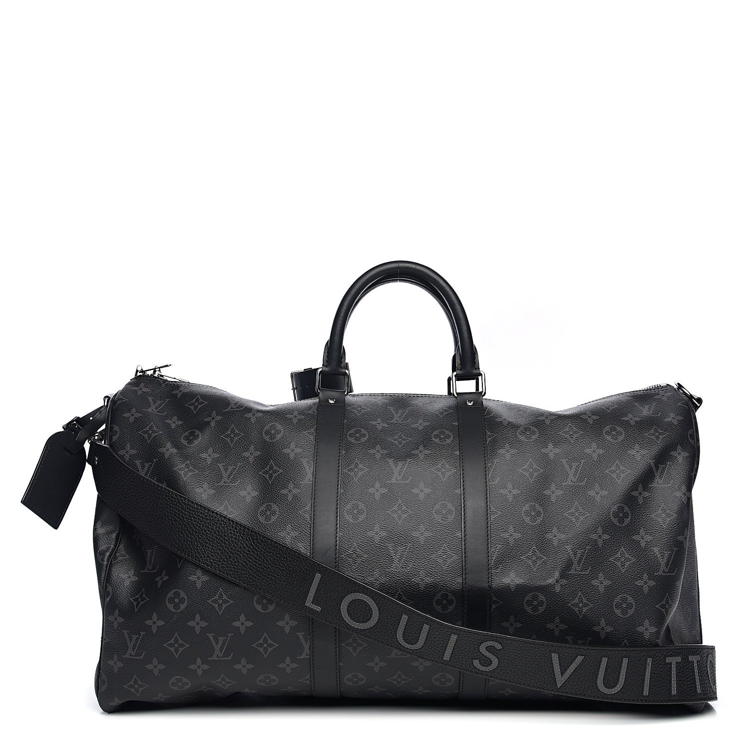 Louis Vuitton Monogram Eclipse Keepall Bandouliere 55 1 of 9