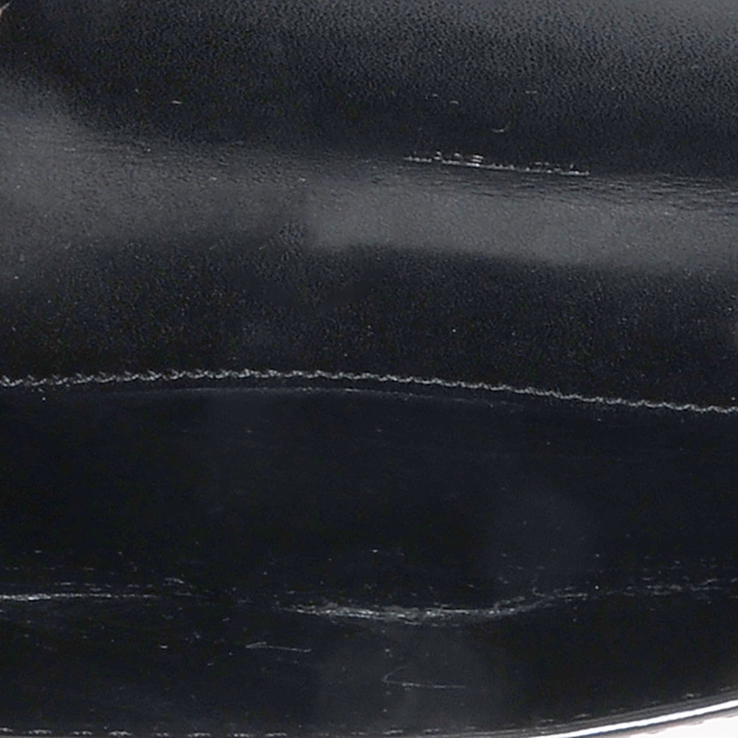 Patent Nova Check Tri-Fold Wallet Black